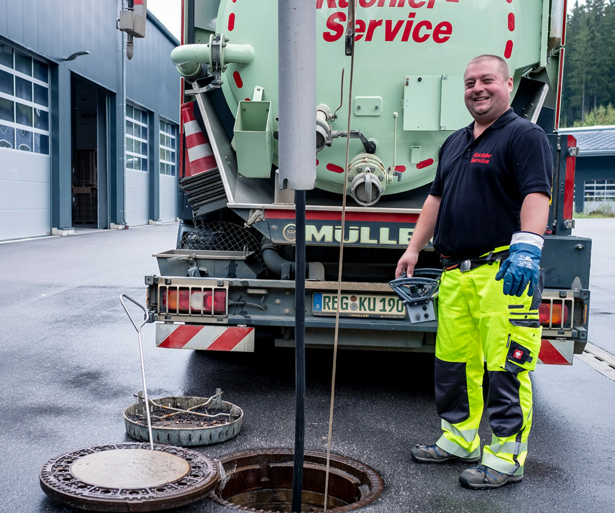 Team und Technik von Saugbagger Taunusstein
